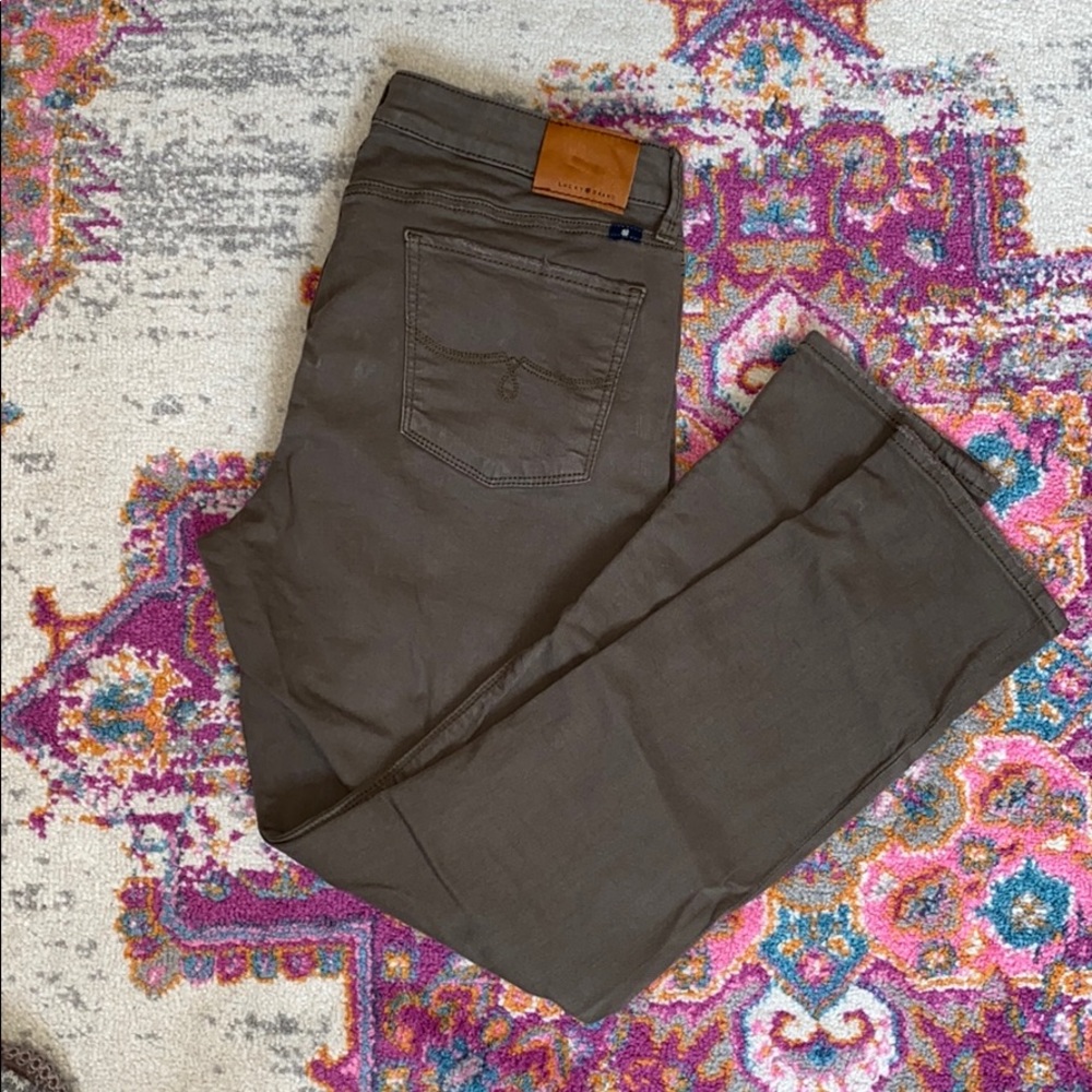 Lucky Brand Jeans Lolita Capri - Olive Green